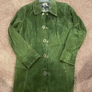 Leather Dennis Basso coat